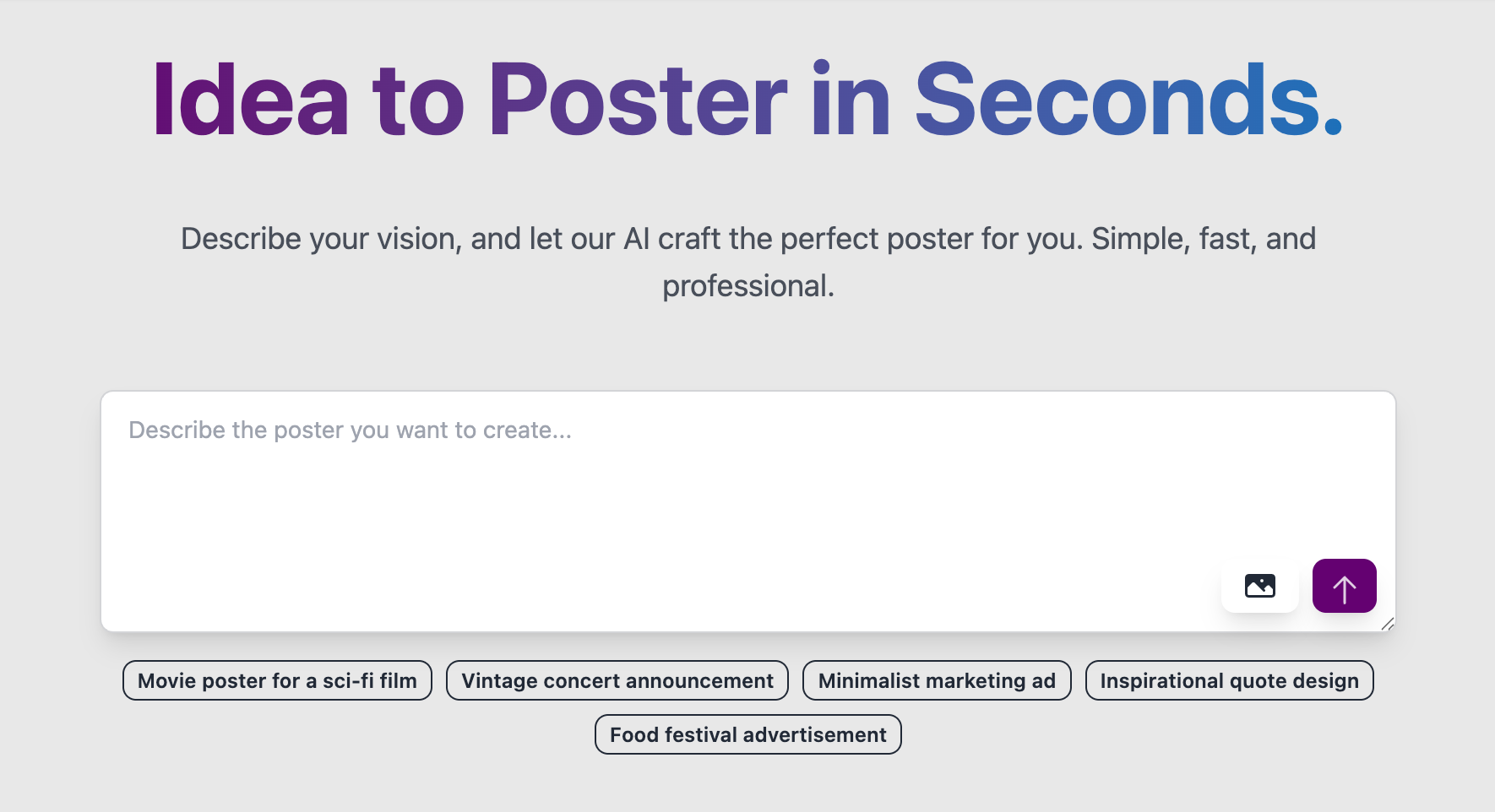 AI Poster Generator